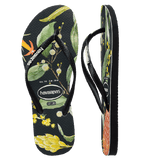Slim Fauna Bush Flower Thongs