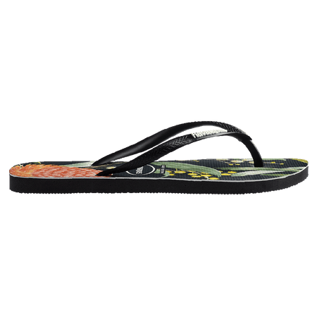 Slim Fauna Bush Flower Thongs