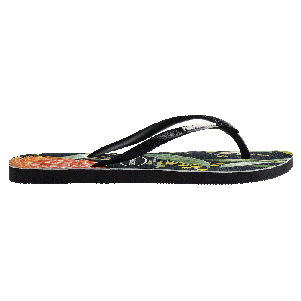 Slim Fauna Bush Flower Thongs