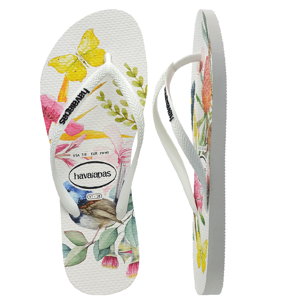 Slim Flora Thongs