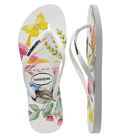Slim Flora Thongs