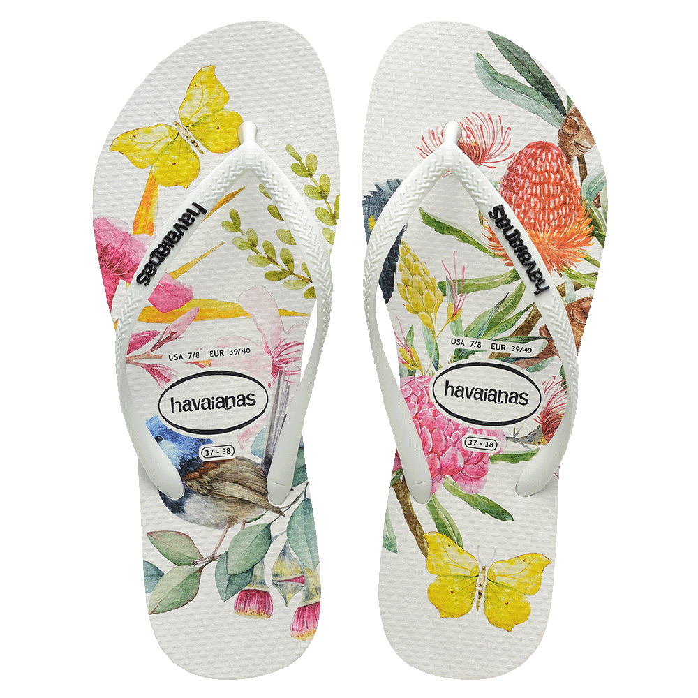 Slim Flora Thongs