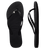 Slim Metal Logo Crystal Thongs
