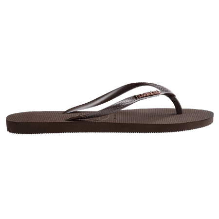 Slim Metal Logo Thongs