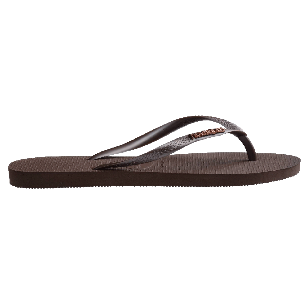 Slim Metal Logo Thongs
