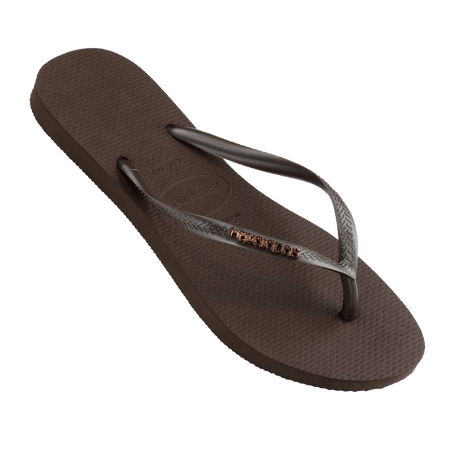 Slim Metal Logo Thongs