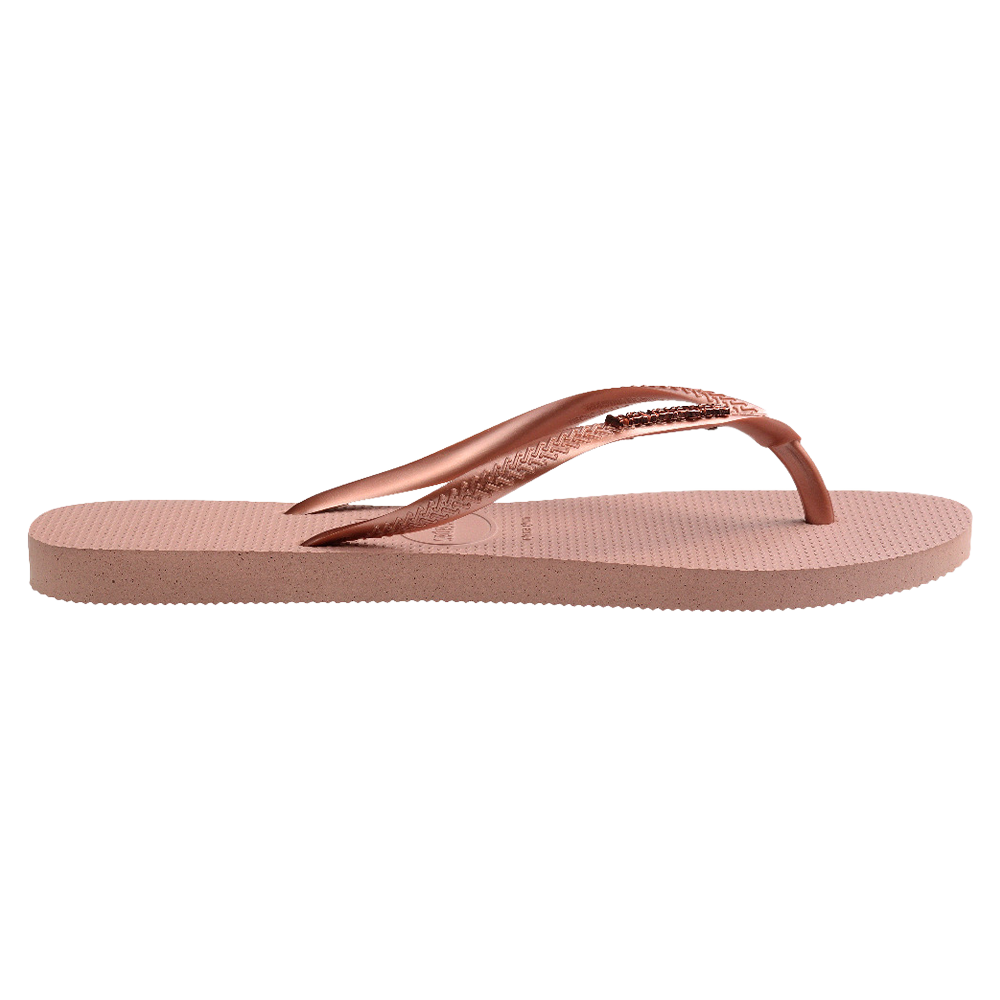 Slim Metal Logo Thongs