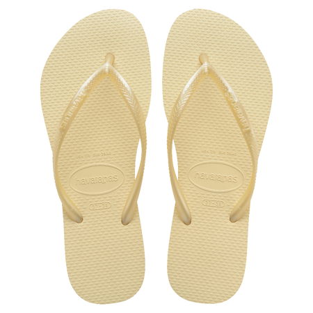 Slim Metallic Thongs