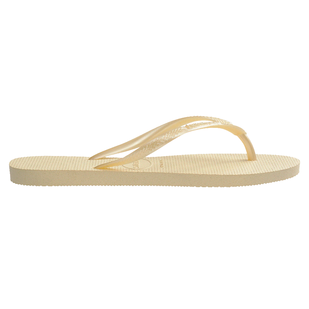 Slim Metallic Thongs