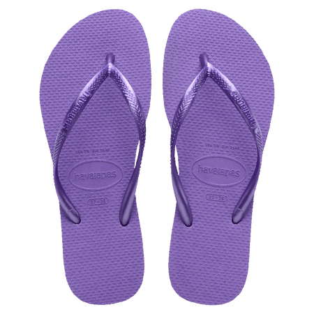Slim Metallic Thongs