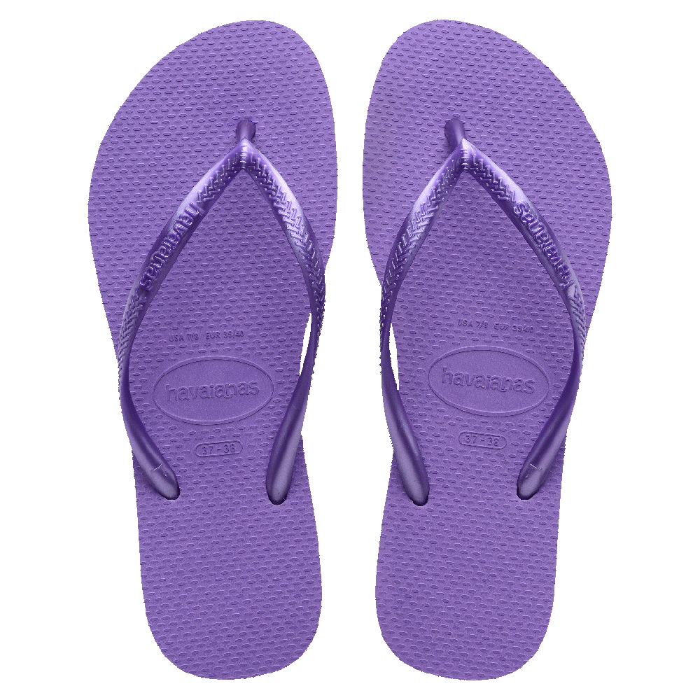 Slim Metallic Thongs