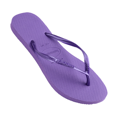 Slim Metallic Thongs