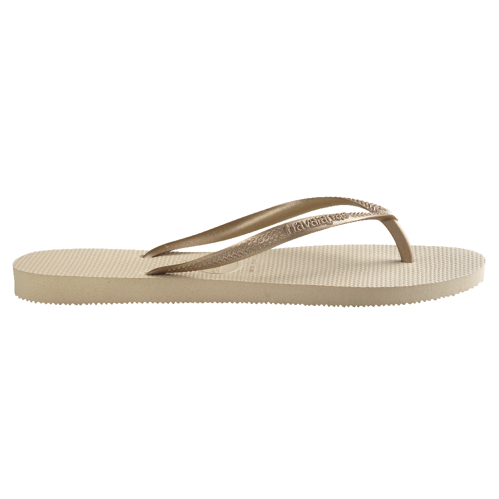 Slim Metallic Thongs