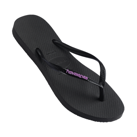 Slim Rubber Logo Thongs