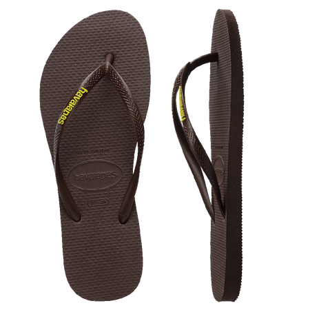 Slim Rubber Logo Thongs