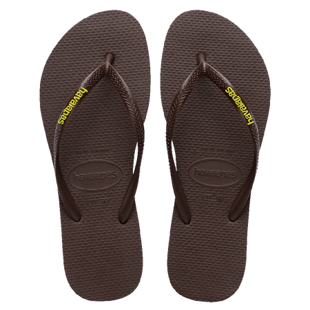 Slim Rubber Logo Thongs