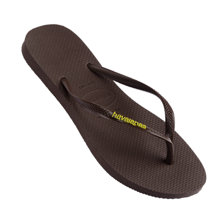 Slim Rubber Logo Thongs