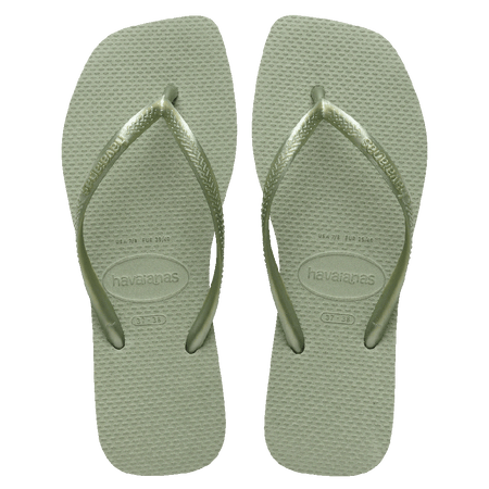 Slim Square Toe Thongs