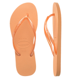 Slim Metallic Thongs