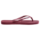 Slim Square Metal Logo Thongs