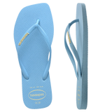 Slim Square Toe Logo Thongs