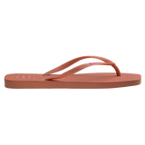 Slim Square Toe Logo Thongs