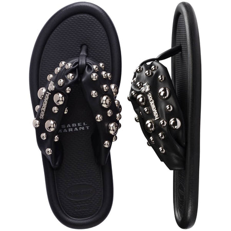 Isabel Marant Maxi Puffed Studs Thongs