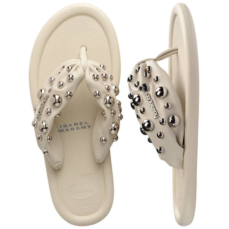 Isabel Marant Maxi Puffed Studs Thongs