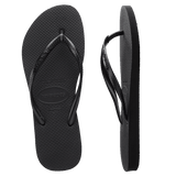 Slim Thongs Black - Havaianas Australia
