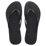 Slim Thongs Black - Havaianas Australia