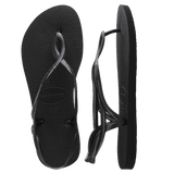 Luna Black Sandals