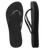 Slim Flatform Black Thongs