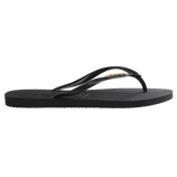 Slim Metal Logo Thongs - Havaianas Australia
