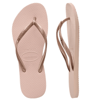 Slim Metallic Thongs