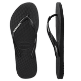 Slim Rubber Logo Thongs - Havaianas Australia