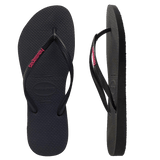 Slim Rubber Logo Thongs - Havaianas Australia